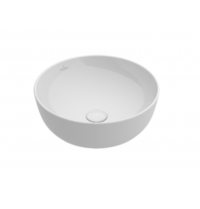 Раковина, Villeroy&Boch, Artis, шгв 430*430*125, отверстия для смесителя-отсутствуют, цвет-альпийский белый
