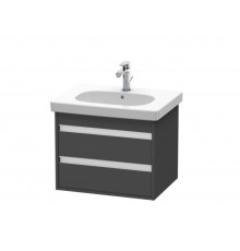 Тумба под раковину, Duravit, Ketho, шгв 600*455*480, раковина-необходимо заказать, цвет-графит матовый