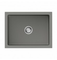 Мойка, OMOIKIRI, Mikura, шгв 610*460*254, отверстия для смесителя-отсутствуют, цвет-pebble