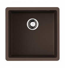 Мойка, OMOIKIRI, Bosen, шгв 440*440*220, отверстия для смесителя-отсутствуют, цвет-espresso