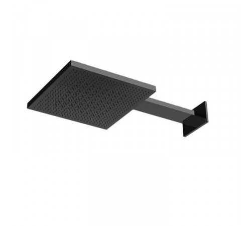 Верхний душ, Almar, Velvet, 300*300, цвет-Absolute Black Brushed PVD (Товар заказной, возврату не подлежит)