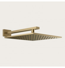 Верхний душ, Gessi, Rettangolo, 300*300, цвет-Warm Bronze Brushed PVD