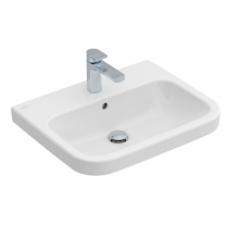 Раковина, Villeroy&Boch, Architectura, шгв 600*470*125, отверстия для смесителя-1 сквозное, 2 промаркированных, CeramicPlus, цвет-альпийский белый