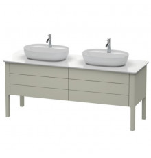 Тумба для консоли, Duravit, Luv, шгв 1733*570*743, раковина-необходимо заказать, цвет-серо-коричневый шелковисто-матовый