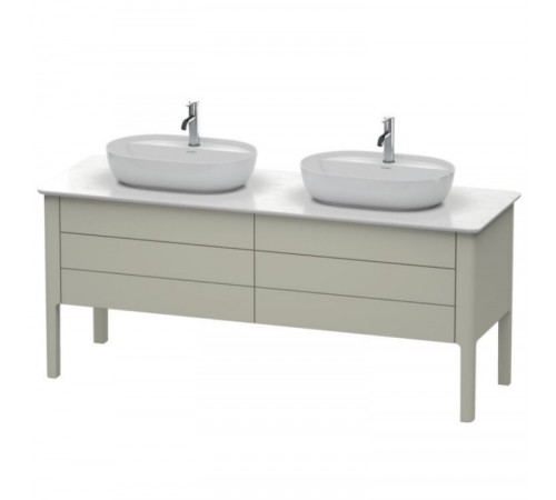Тумба для консоли, Duravit, Luv, шгв 1733*570*743, раковина-необходимо заказать, цвет-серо-коричневый шелковисто-матовый