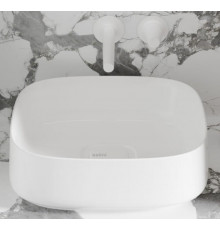 Раковина, Salini, Oriente Bowl, шгв 450*405*140, отверстия для смесителя-отсутствуют, цвет-белый матовый