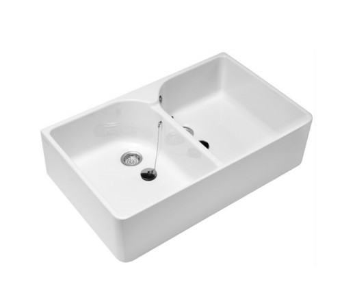 Мойка, Villeroy&Boch, O'Novo, шгв 895*550*220, CeramicPlus, цвет-альпийский белый
