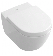 Унитаз, Villeroy&Boch, Subway 2.0, подвесной, шгв 370*560*415, CeramicPlus, цвет-альпийский белый