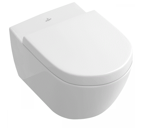 Унитаз, Villeroy&Boch, Subway 2.0, подвесной, шгв 370*560*415, CeramicPlus, цвет-альпийский белый