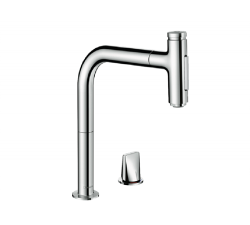 Смеситель для кухни, Hansgrohe, Metris Select M71, sBox, цвет-хром