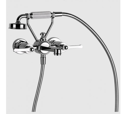 Смеситель для ванны и душа, Gessi, VENTI20, цвет-хром