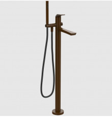 Смеситель для ванны и душа, Gessi, Ventaglio, напольный, цвет-Dark Bronze