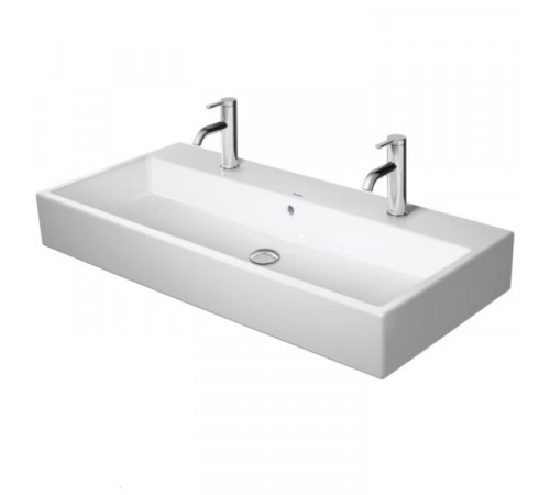 Раковина, Duravit, Vero Air, шгв 1000*470*170, шлифованная, отверстия для смесителя-2, цвет-белый
