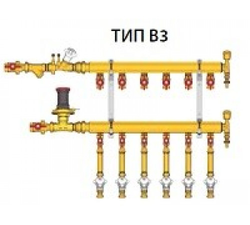 Узел коллекторный тип В-3, 1 1/4" x 3/4"/3