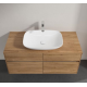 Раковина, Villeroy&Boch, Finion, шгв 1200*500*100, отверстия для смесителя-1 сквозное, 2 промаркированных, CeramicPlus, цвет-камень белый