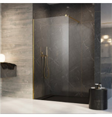 Душевая перегородка, Radaway, Modo New II, шв 1500*2000, золото брашированное, цвет стекла-прозрачный, Easy Clean