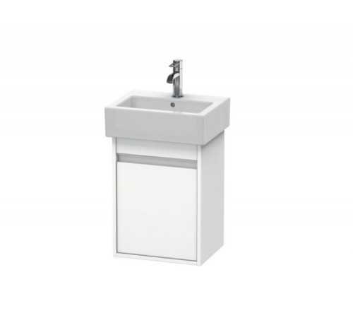 Тумба под раковину, Duravit, Ketho, шгв 400*320*550, петли-слева, раковина-необходимо заказать, цвет-белый матовый