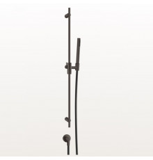 Душевой гарнитур, Gessi, Habito Unito, 23, цвет-Black Metal Brushed PVD