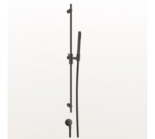 Душевой гарнитур, Gessi, Habito Unito, 23, цвет-Black Metal Brushed PVD
