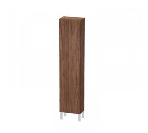Шкаф-пенал, Duravit, L-Cube, шгв 400*243*1760, петли-слева, цвет-орех темный