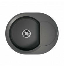 Мойка, OMOIKIRI, Sakaime, шгв 600*470*220, отверстия для смесителя-2 промаркированных, цвет-платина