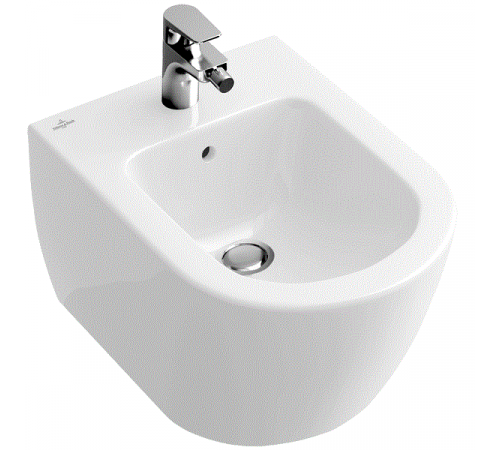 Биде подвесное, Villeroy&Boch, Subway 2.0, шгв 370*565*415, цвет-альпийский белый