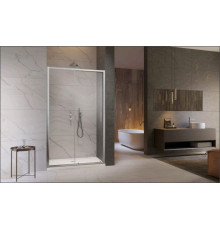 Дверь, Radaway, Premium Pro DWJ, шв 1100*2000, петли-слева, хром, цвет стекла-прозрачный, Easy Clean
