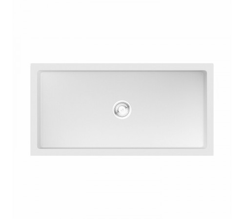 Мойка, OMOIKIRI, Mikura, шгв 910*460*254, отверстия для смесителя-отсутствуют, цвет-белый
