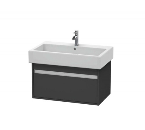 Тумба под раковину, Duravit, Ketho, шгв 750*440*410, раковина-необходимо заказать, цвет-графит матовый