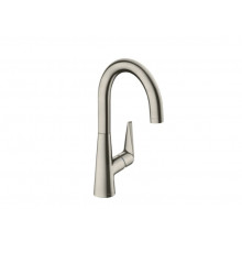Смеситель для кухни, Hansgrohe, Talis M51, цвет-сталь
