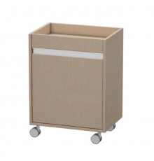 Тумба, Duravit, Ketho, шгв 500*360*670, петли-слева, цвет-лён