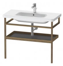 Консоль-полотенцедержатель, Duravit, Durastyle, шгв 940*440*805, с полкой в цвете-графит матовый, цвет корпуса-американский орех