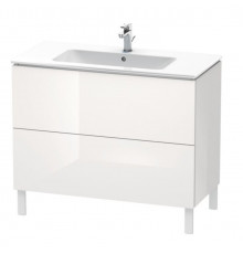 Тумба под раковину, Duravit, L-Cube, шгв 1020*481*856, раковина-необходимо заказать, цвет-белый глянцевый