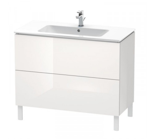 Тумба под раковину, Duravit, L-Cube, шгв 1020*481*856, раковина-необходимо заказать, цвет-белый глянцевый