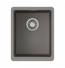 Мойка, OMOIKIRI, Kata, шгв 340*420*220, отверстия для смесителя-отсутствуют, цвет-Leningrad grey