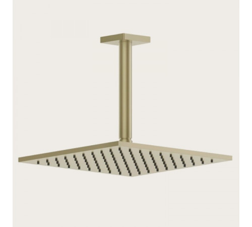 Верхний душ, Gessi, Rilievo, 250*250, цвет-Brushed Brass PVD