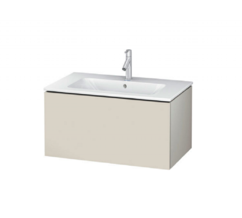 Тумба под раковину, Duravit, L-Cube, шгв 820*481*400, раковина-необходимо заказать, цвет-серо-коричневый матовый
