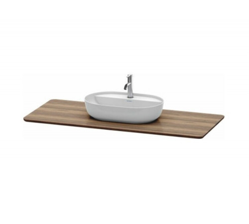 Столешница, Duravit, Luv, шгв 1388*595*25, цвет-американский орех