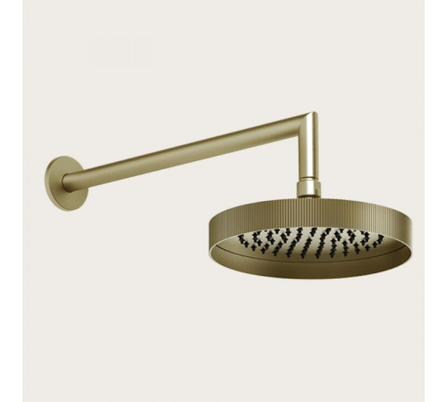 Верхний душ, Gessi, Rigato, 218*218, цвет-Brushed Brass PVD