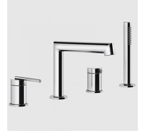 Смеситель для ванны и душа, Gessi, Ingranaggio, цвет-хром