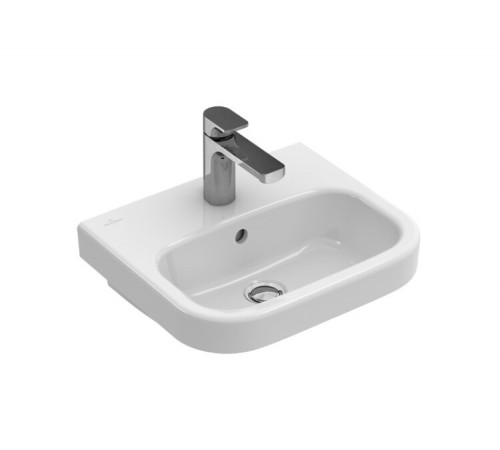 Раковина, Villeroy&Boch, Architectura, шг 450*380, отверстия для смесителя-1, цвет-альпийский белый