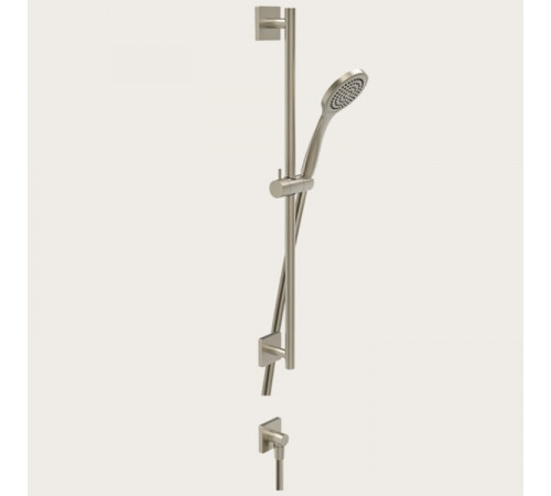 Душевой гарнитур, Gessi, Rilievo, 100, цвет-Finox Brushed Nickel