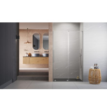 Дверь, Radaway, Furo SL DWJ, шв 622*2000, петли-справа, brushed nickel, цвет стекла-прозрачный, Easy Clean