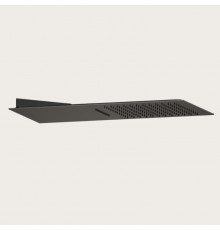 Душевая система, Gessi, Tremillimetri, 300*300, цвет-Black Metal Brushed PVD