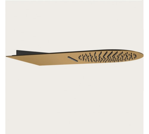 Душевая система, Gessi, Tremillimetri, 300*300, цвет-Warm Bronze PVD