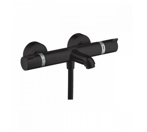 Смеситель для ванны и душа, Hansgrohe, Ecostat Comfort, цвет-черный матовый