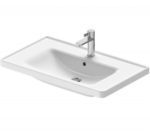 Раковина, Duravit, Duravit No.1, шгв 800*480*165, отверстия для смесителя-1, WonderGliss, цвет-белый