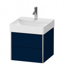 Тумба под раковину, Duravit, XSquare, шгв 484*460*397, цвет-темно-синий шелковисто матовый