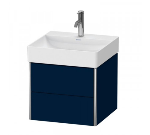 Тумба под раковину, Duravit, XSquare, шгв 484*460*397, цвет-темно-синий шелковисто матовый