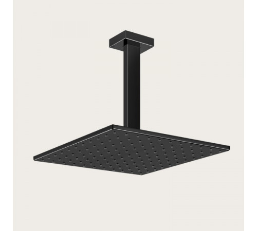 Верхний душ, Gessi, 300*300, цвет-Black Metal PVD